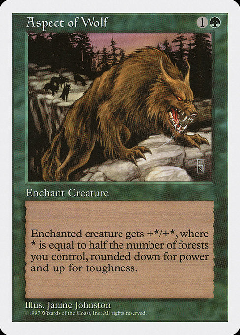 Aspect of Wolf [Fifth Edition] - Evolution TCG