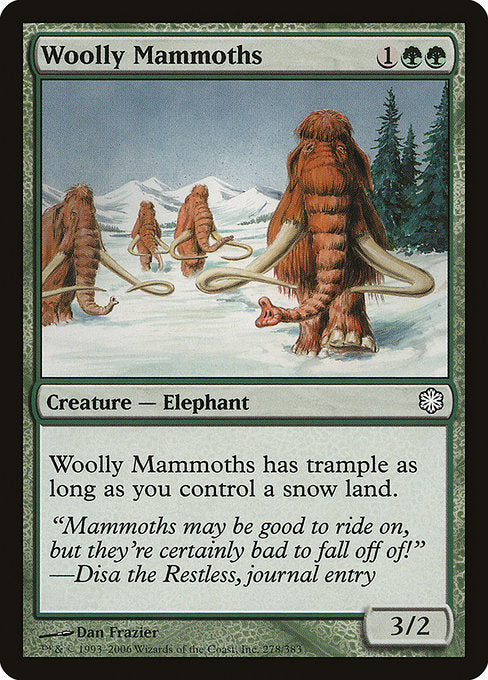 Woolly Mammoths [Coldsnap Theme Decks] - Evolution TCG