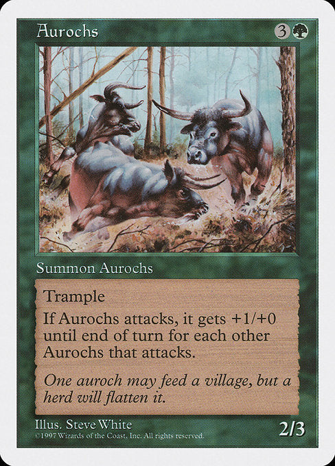 Aurochs [Fifth Edition] - Evolution TCG