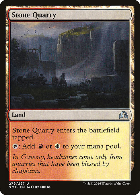 Stone Quarry [Shadows over Innistrad] - Evolution TCG