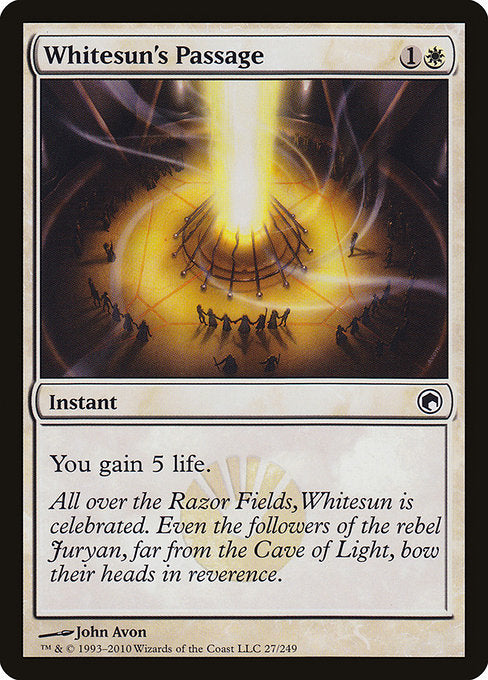 Whitesun's Passage [Scars of Mirrodin] - Evolution TCG