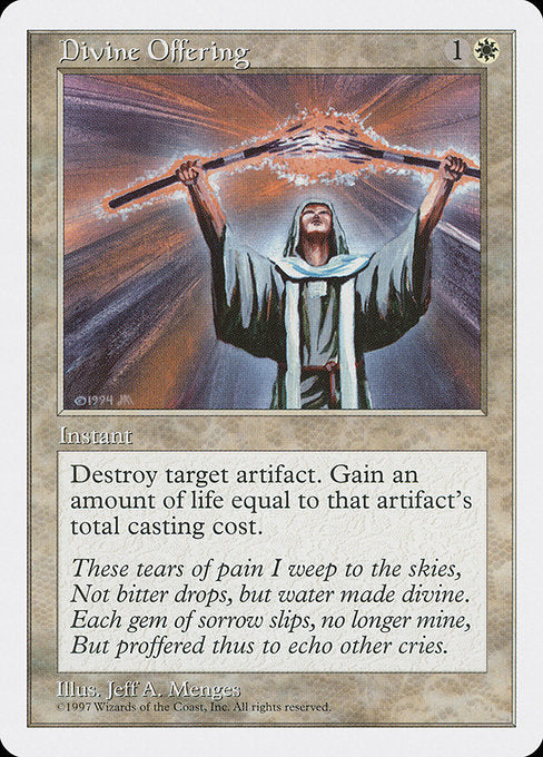 Divine Offering [Fifth Edition] - Evolution TCG