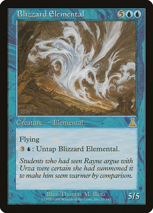 Blizzard Elemental [Urza's Destiny] - Evolution TCG