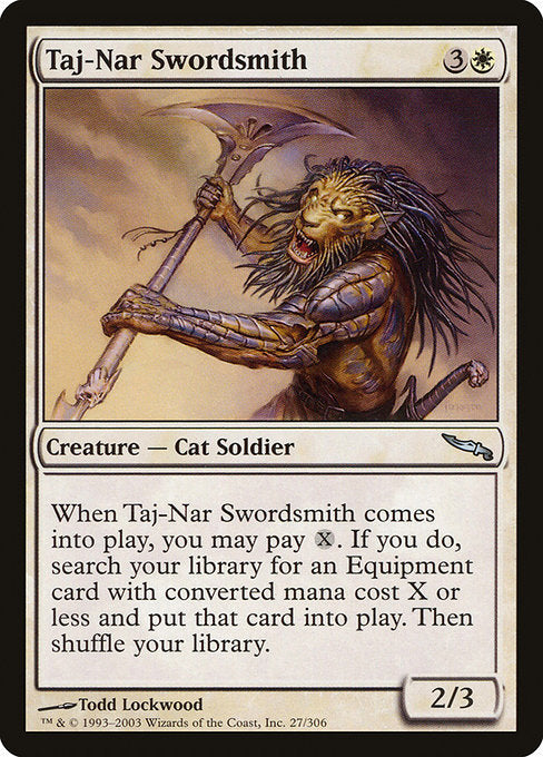 Taj-Nar Swordsmith [Mirrodin] - Evolution TCG