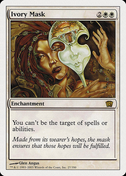 Ivory Mask [Eighth Edition] - Evolution TCG