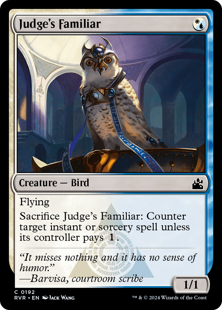 Judge's Familiar [Ravnica Remastered] - Evolution TCG