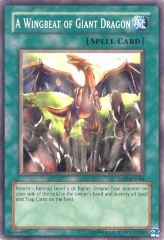 A Wingbeat of Giant Dragon [LOD-EN044] Common - Evolution TCG