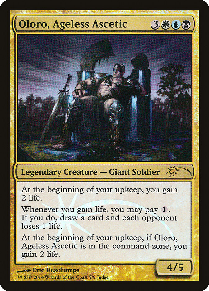 Oloro, Ageless Ascetic [Judge Gift Cards 2014] - Evolution TCG