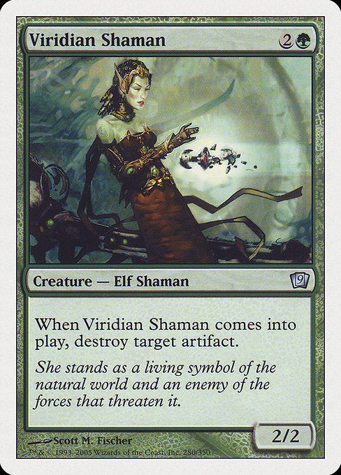 Viridian Shaman [Ninth Edition] - Evolution TCG