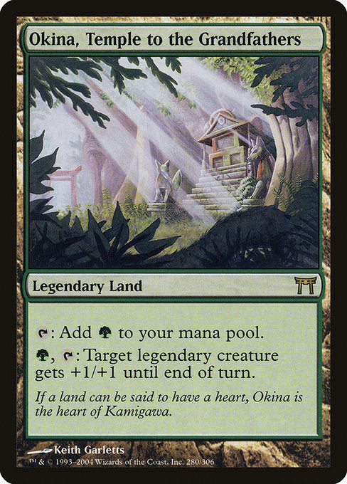 Okina, Temple to the Grandfathers [Champions of Kamigawa] - Evolution TCG