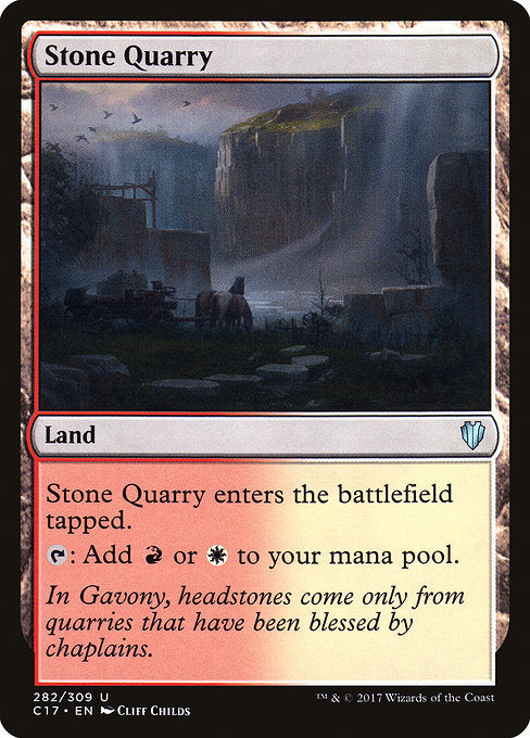 Stone Quarry [Commander 2017] - Evolution TCG