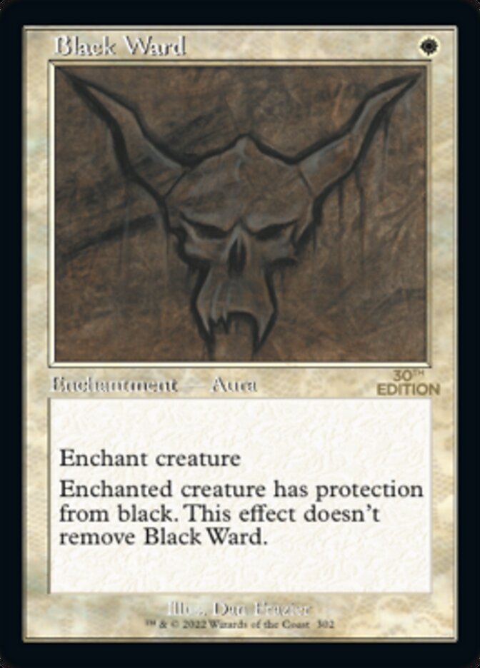 Black Ward (Retro) [30th Anniversary Edition] - Evolution TCG