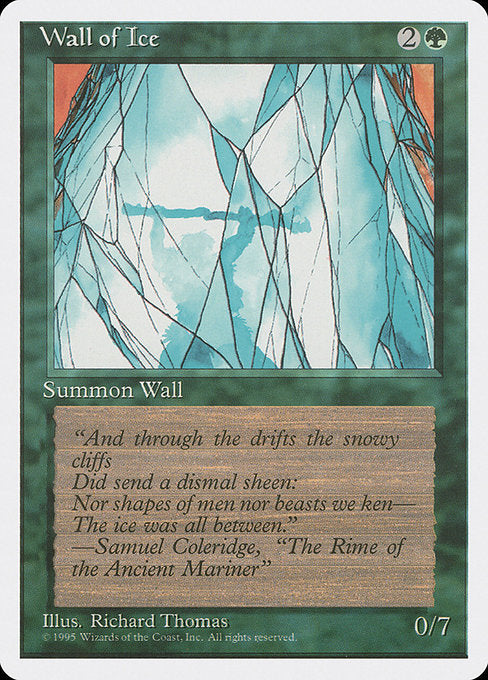 Wall of Ice [Fourth Edition] - Evolution TCG