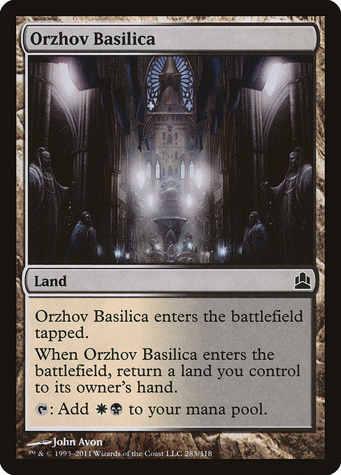 Orzhov Basilica [Commander 2011] - Evolution TCG