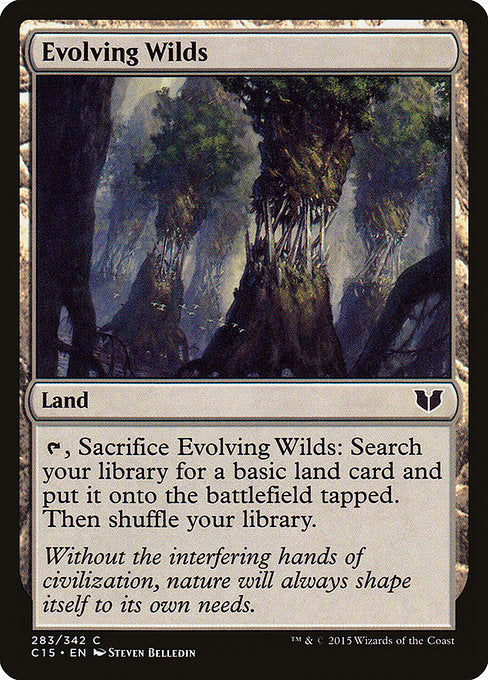 Evolving Wilds [Commander 2015] - Evolution TCG