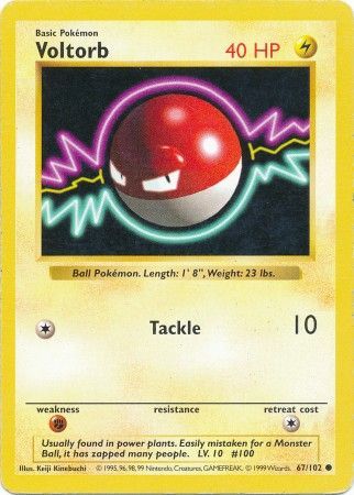 Voltorb (67/102) [Base Set Shadowless Unlimited] - Evolution TCG