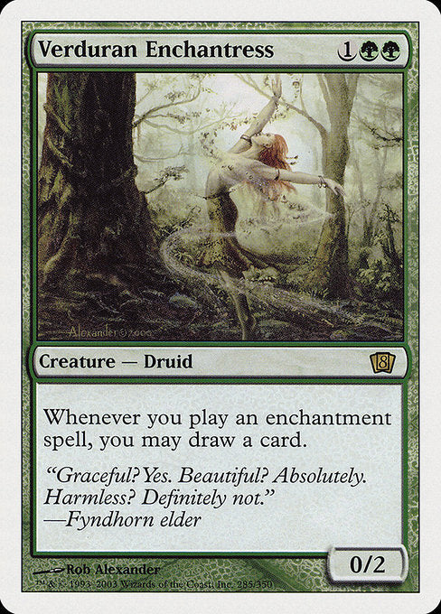 Verduran Enchantress [Eighth Edition] - Evolution TCG