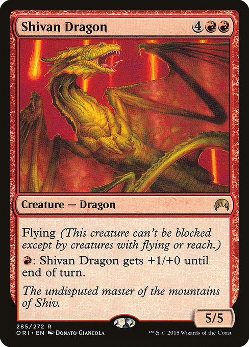 Shivan Dragon [Magic Origins] - Evolution TCG