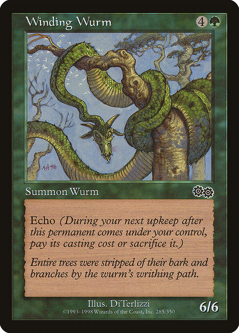 Winding Wurm [Urza's Saga] - Evolution TCG