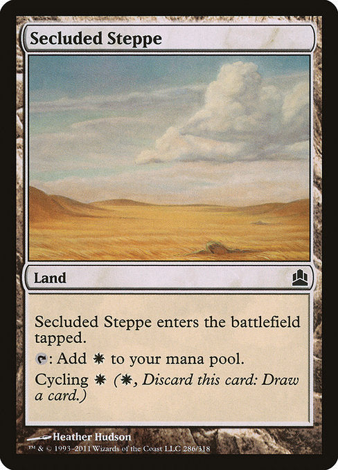 Secluded Steppe [Commander 2011] - Evolution TCG