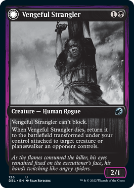 Vengeful Strangler // Strangling Grasp [Innistrad: Double Feature] - Evolution TCG