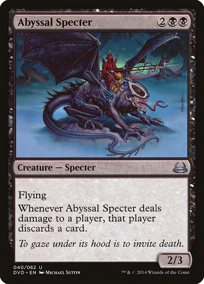 Abyssal Specter (Divine vs. Demonic) [Duel Decks Anthology] - Evolution TCG