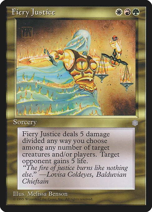 Fiery Justice [Ice Age] - Evolution TCG