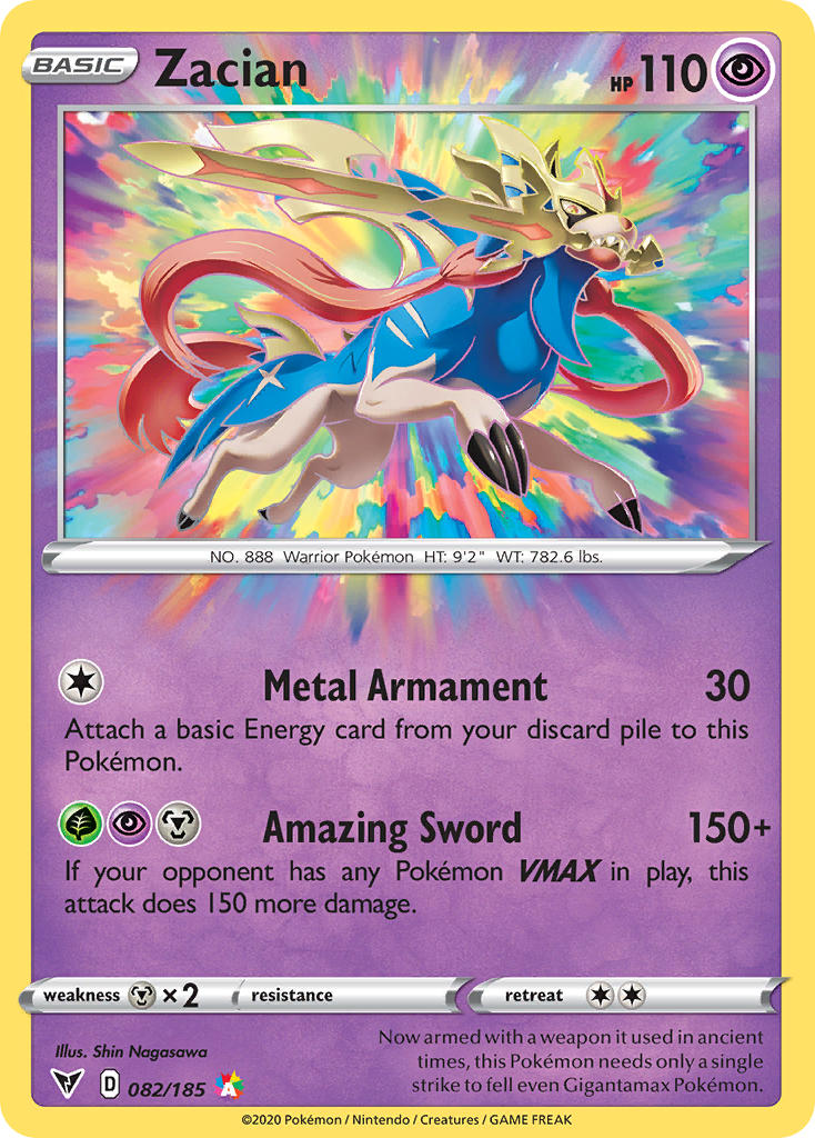 Zacian (082/185) [Sword & Shield: Vivid Voltage] - Evolution TCG