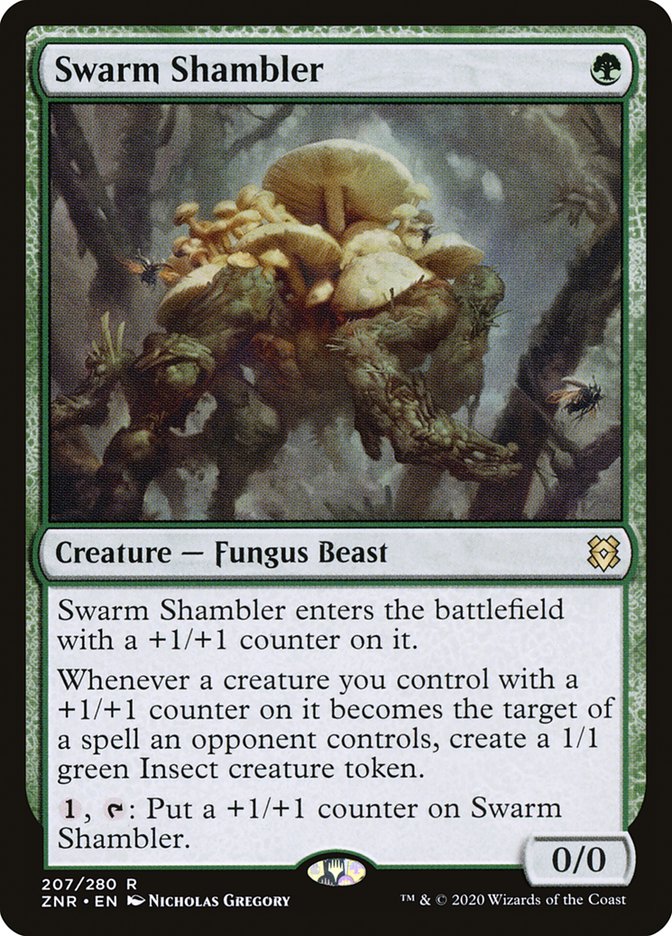 Swarm Shambler [Zendikar Rising] - Evolution TCG