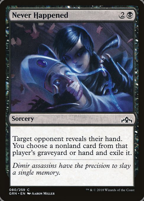Never Happened [Guilds of Ravnica] - Evolution TCG