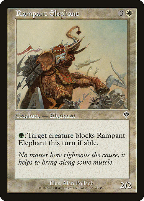 Rampant Elephant [Invasion] - Evolution TCG