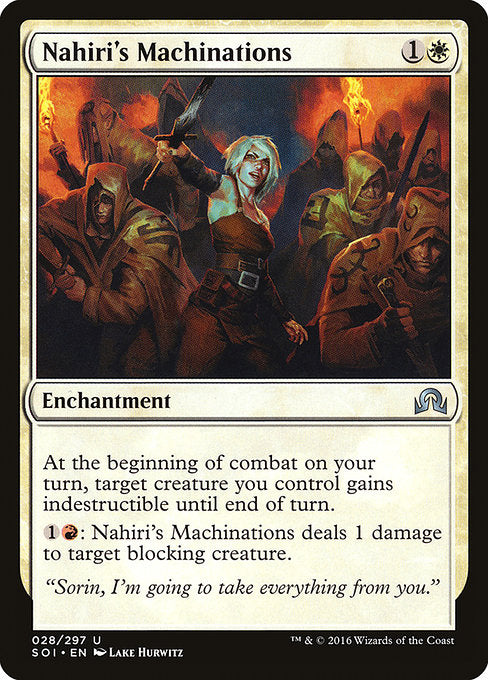 Nahiri's Machinations [Shadows over Innistrad] - Evolution TCG