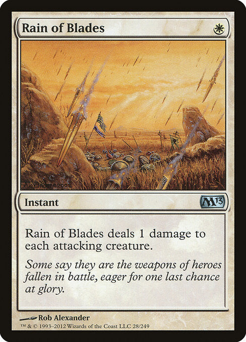 Rain of Blades [Magic 2013] - Evolution TCG