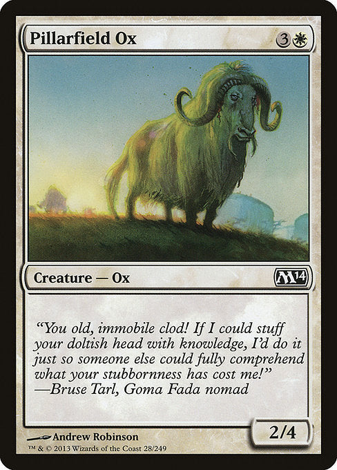 Pillarfield Ox [Magic 2014] - Evolution TCG