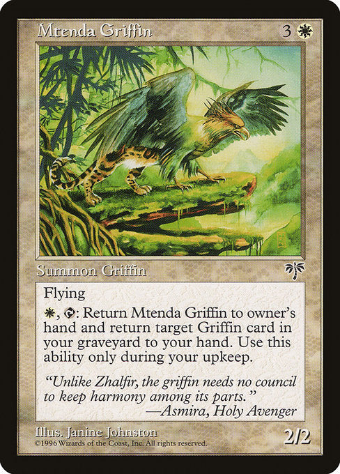 Mtenda Griffin [Mirage] - Evolution TCG