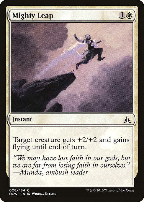 Mighty Leap [Oath of the Gatewatch] - Evolution TCG