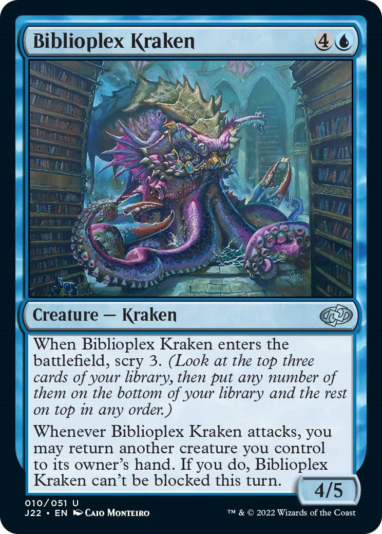 Biblioplex Kraken [Jumpstart 2022] - Evolution TCG