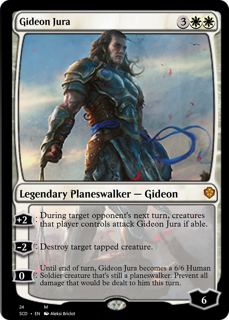 Gideon Jura [Starter Commander Decks] - Evolution TCG