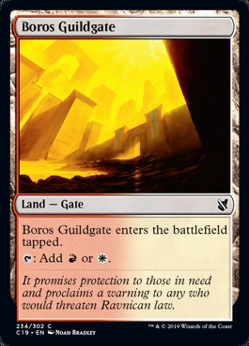 Boros Guildgate [Commander 2019] - Evolution TCG