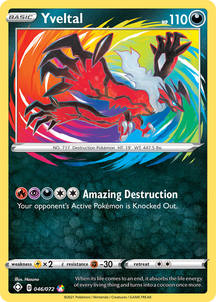 Yveltal (046/072) [Sword & Shield: Shining Fates] - Evolution TCG