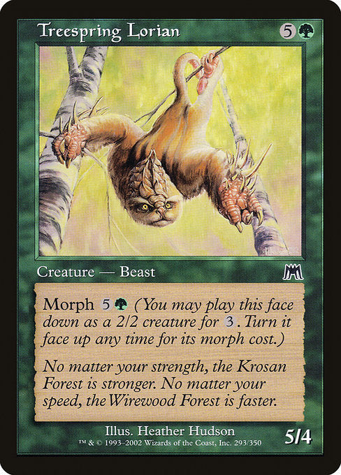 Treespring Lorian [Onslaught] - Evolution TCG