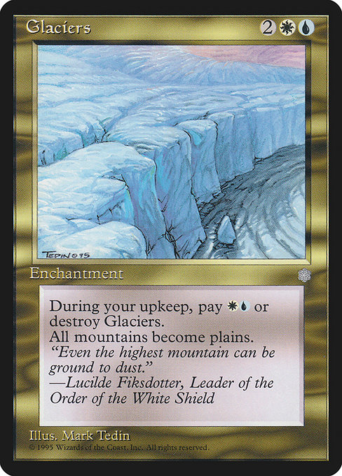 Glaciers [Ice Age] - Evolution TCG