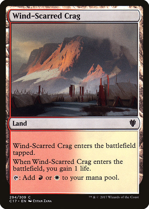 Wind-Scarred Crag [Commander 2017] - Evolution TCG