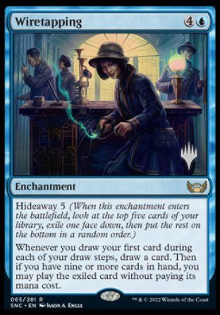 Wiretapping (Promo Pack) [Streets of New Capenna Promos] - Evolution TCG