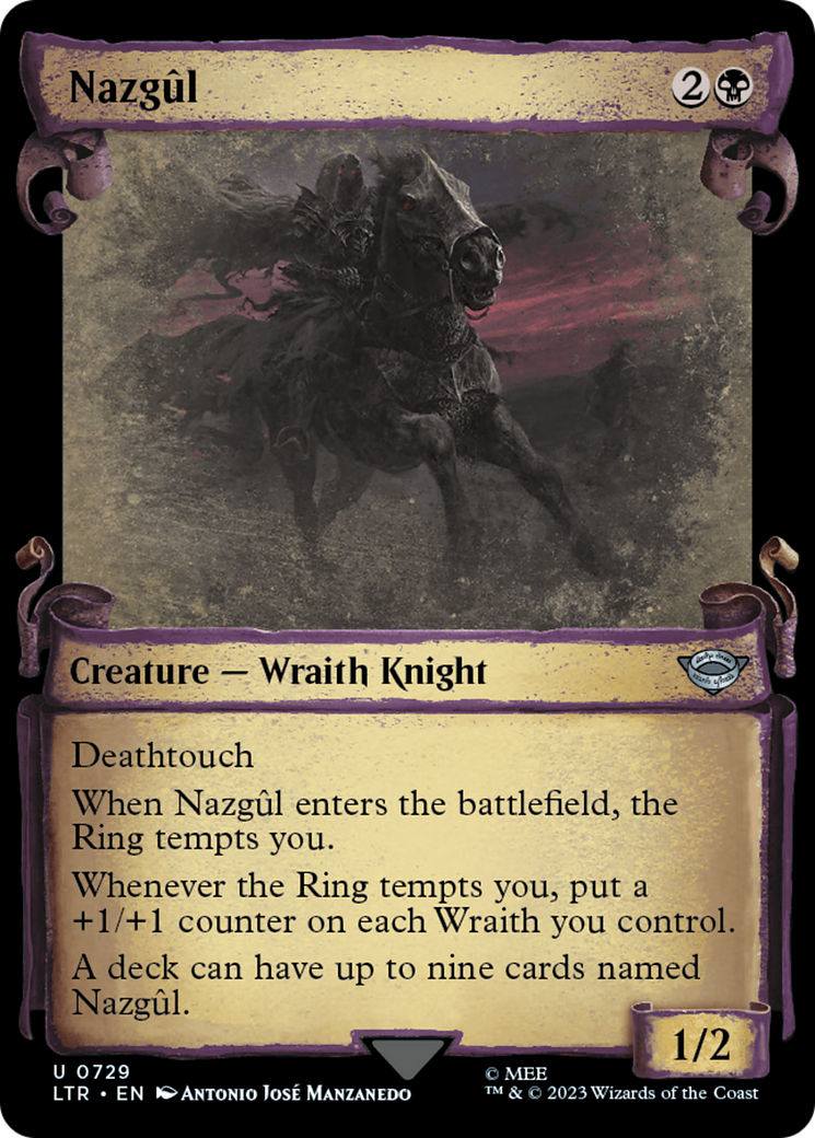 Nazgul (0729) [The Lord of the Rings: Tales of Middle-Earth Showcase Scrolls] - Evolution TCG