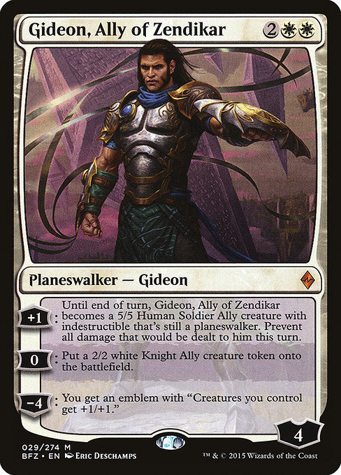 Gideon, Ally of Zendikar [Battle for Zendikar] - Evolution TCG