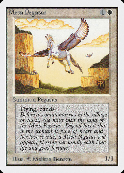 Mesa Pegasus [Unlimited Edition] - Evolution TCG