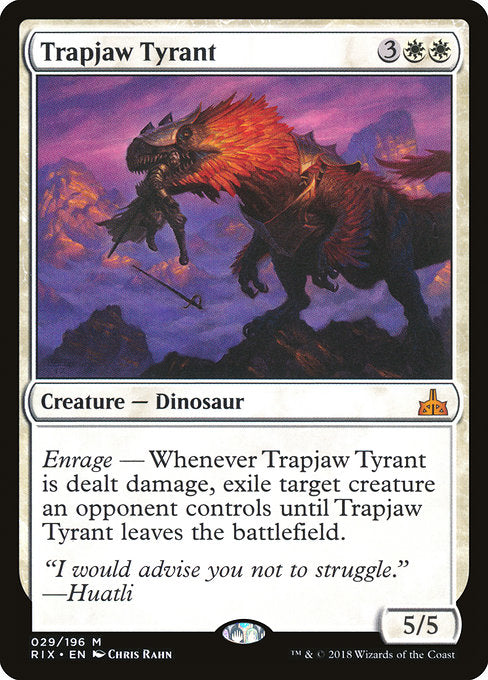 Trapjaw Tyrant [Rivals of Ixalan] - Evolution TCG