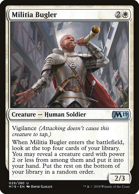 Militia Bugler [Core Set 2019] - Evolution TCG