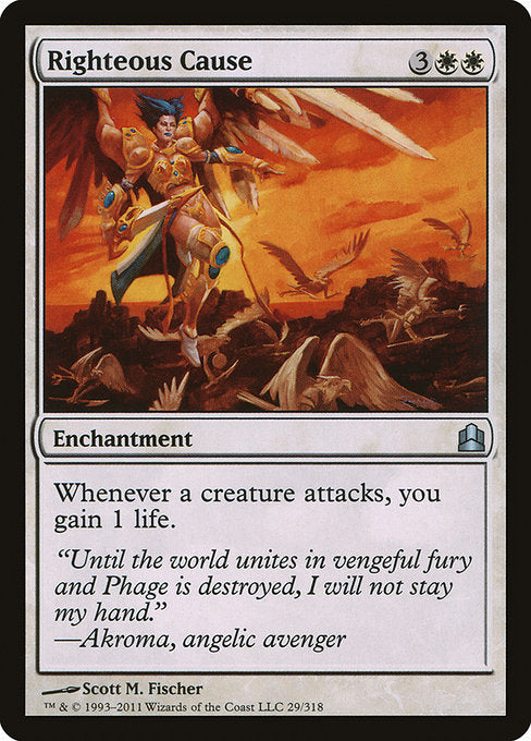 Righteous Cause [Commander 2011] - Evolution TCG